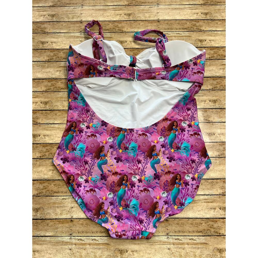 Posh Peanut X Disney Women's Little Mermaid Live Action Ariel Swimsuit XL - Picture 3 of 5